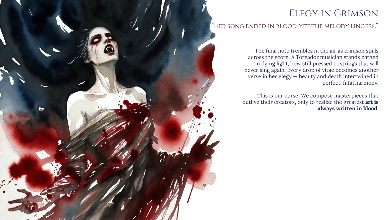 Elegy in Crimson