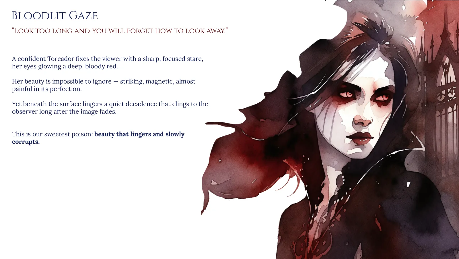 Bloodlit Gaze