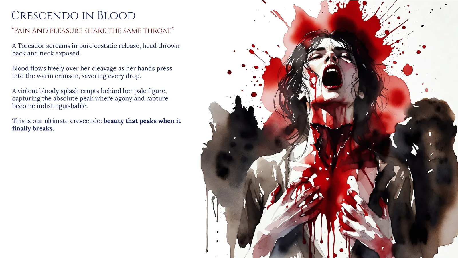Crescendo in Blood