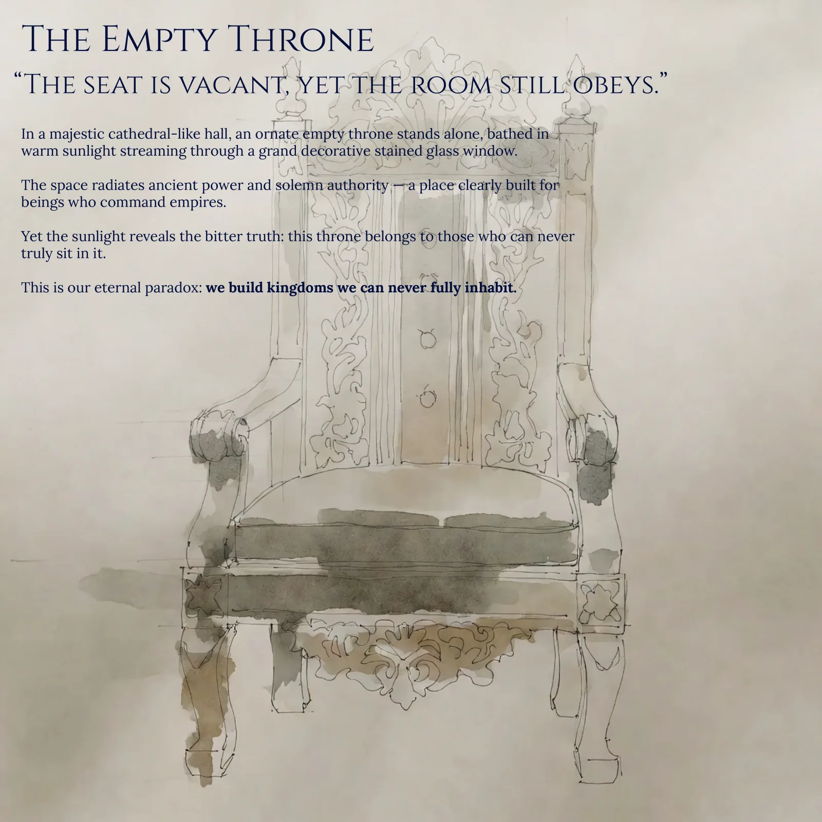 The Empty Throne